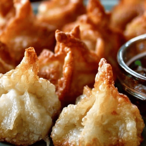 Cream Cheese Wontons Filled with Chicken and Pepper Jack Cheese Recipe