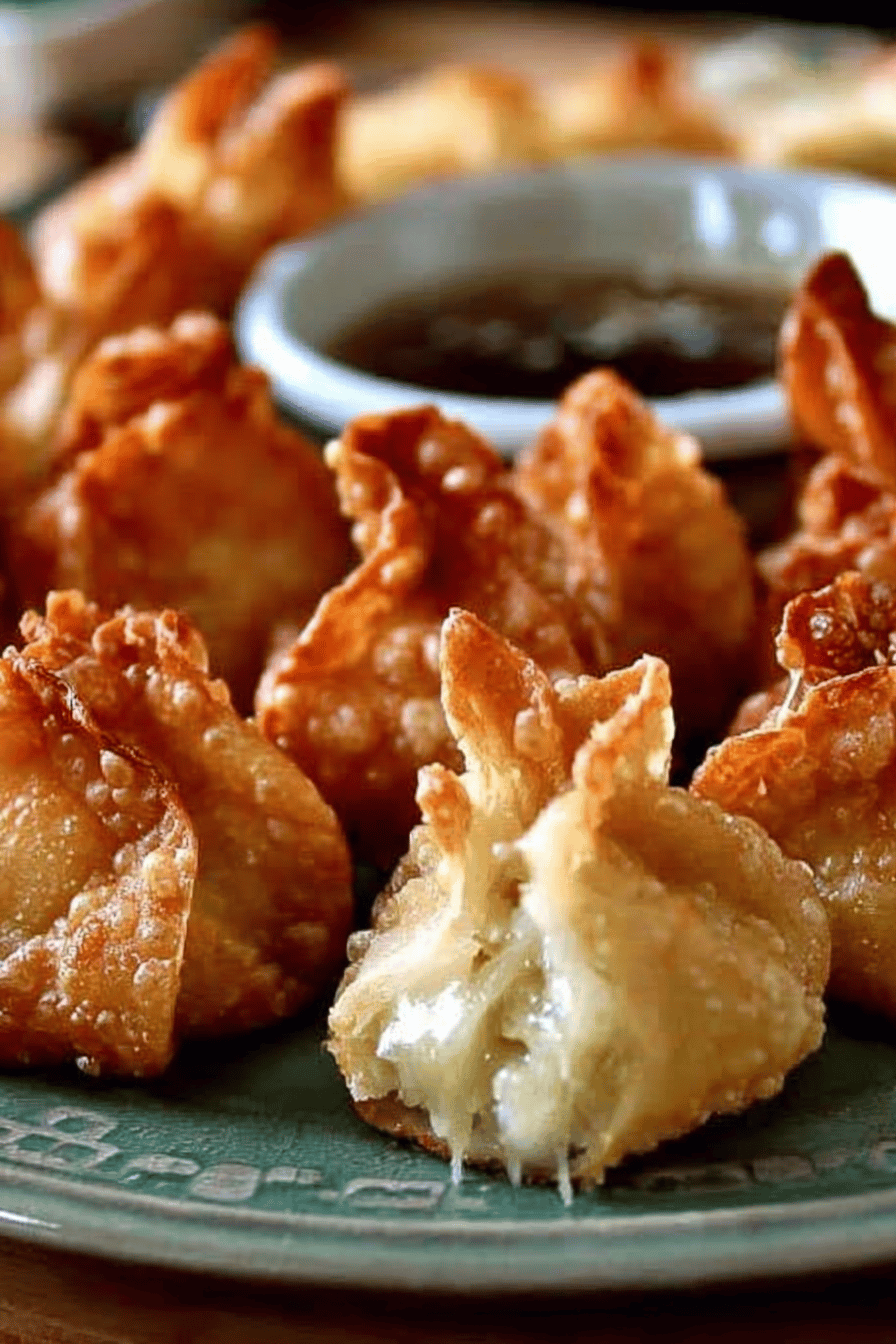Cream Cheese Wontons Filled with Chicken and Pepper Jack Cheese Recipe ingredients organized and measured on kitchen counter