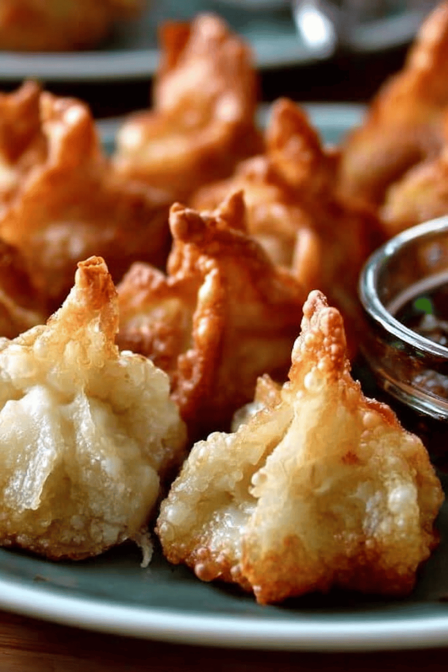 Cream Cheese Wontons Filled with Chicken and Pepper Jack Cheese Recipe slice on plate showing perfect texture and swirl pattern