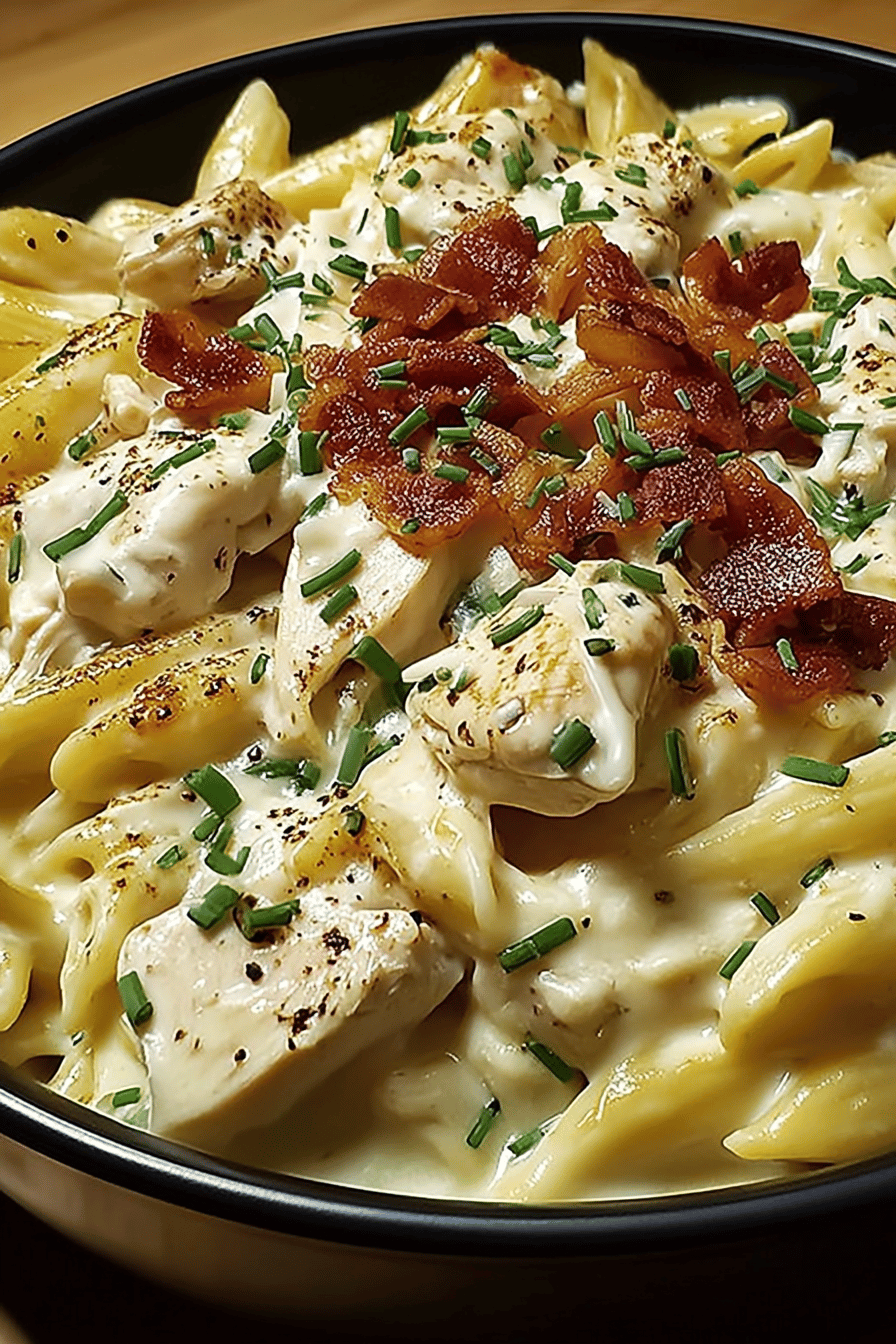 Creamy Chicken Bacon Ranch Delight Recipe final dish beautifully presented and ready to serve