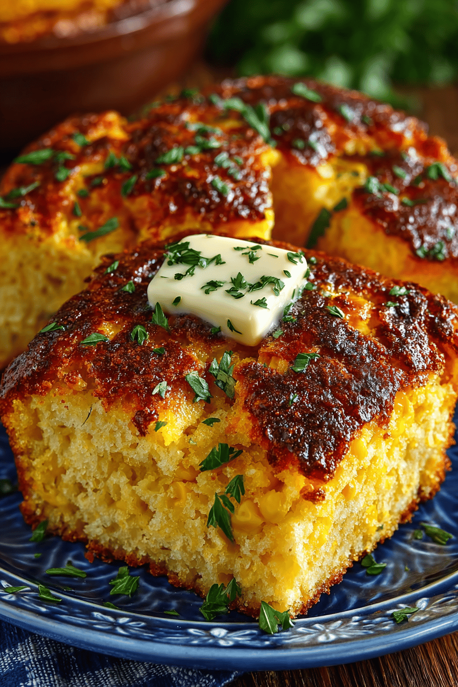Creamy Cornbread Casserole Recipe