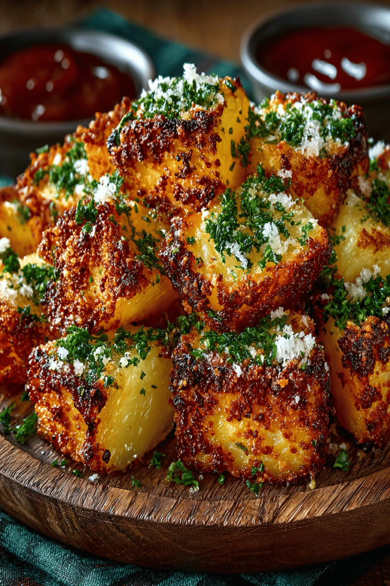 Crispy Crunchy Parmesan Potatoes Recipe