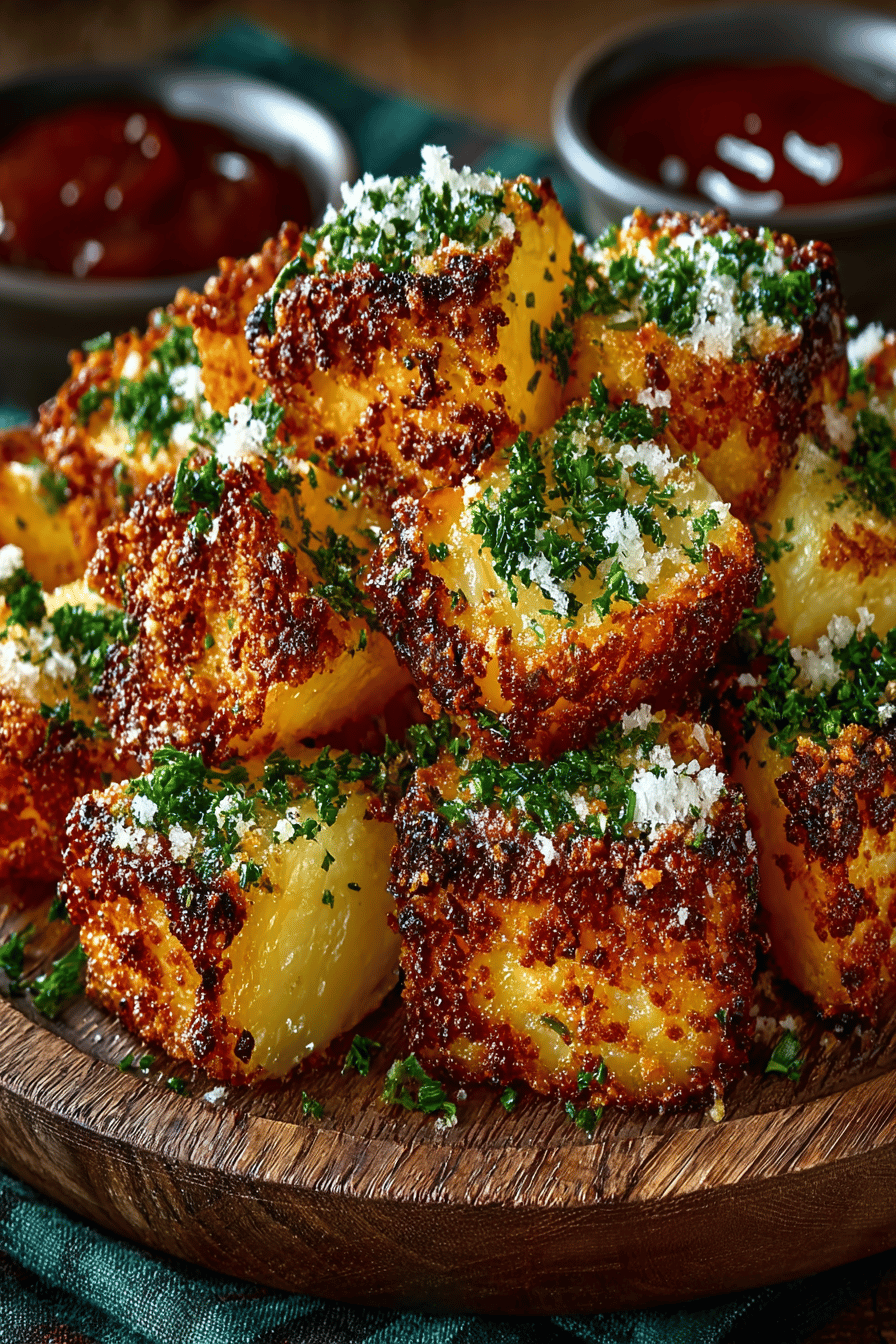 Crispy Crunchy Parmesan Potatoes Recipe
