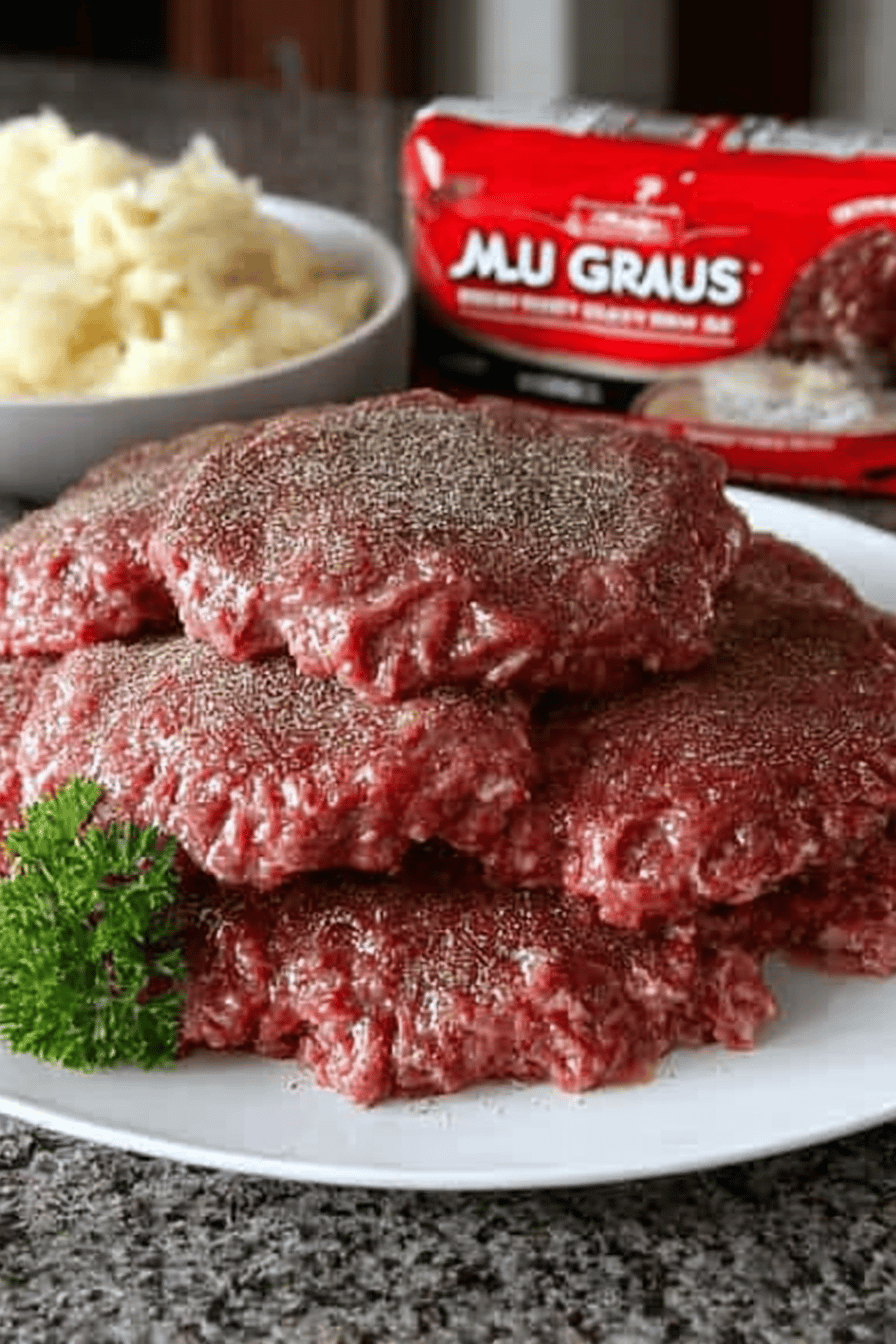 Crock Pot Cube Steak Recipe slice on plate showing perfect texture and swirl pattern