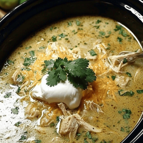 Crock-Pot Green Enchilada Chicken Soup Recipe