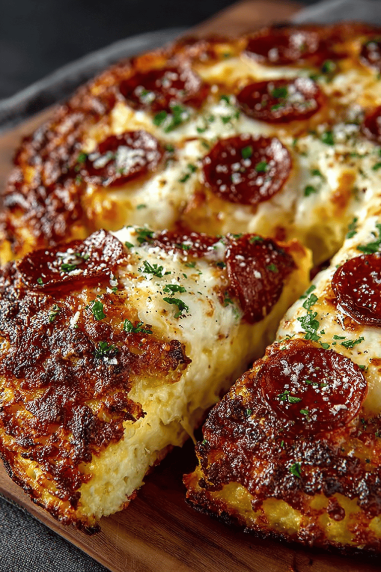 Crustless Pizza Delight A Unique Take on Classic Flavors