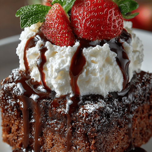 Death by Chocolate Poke Cake Recipe