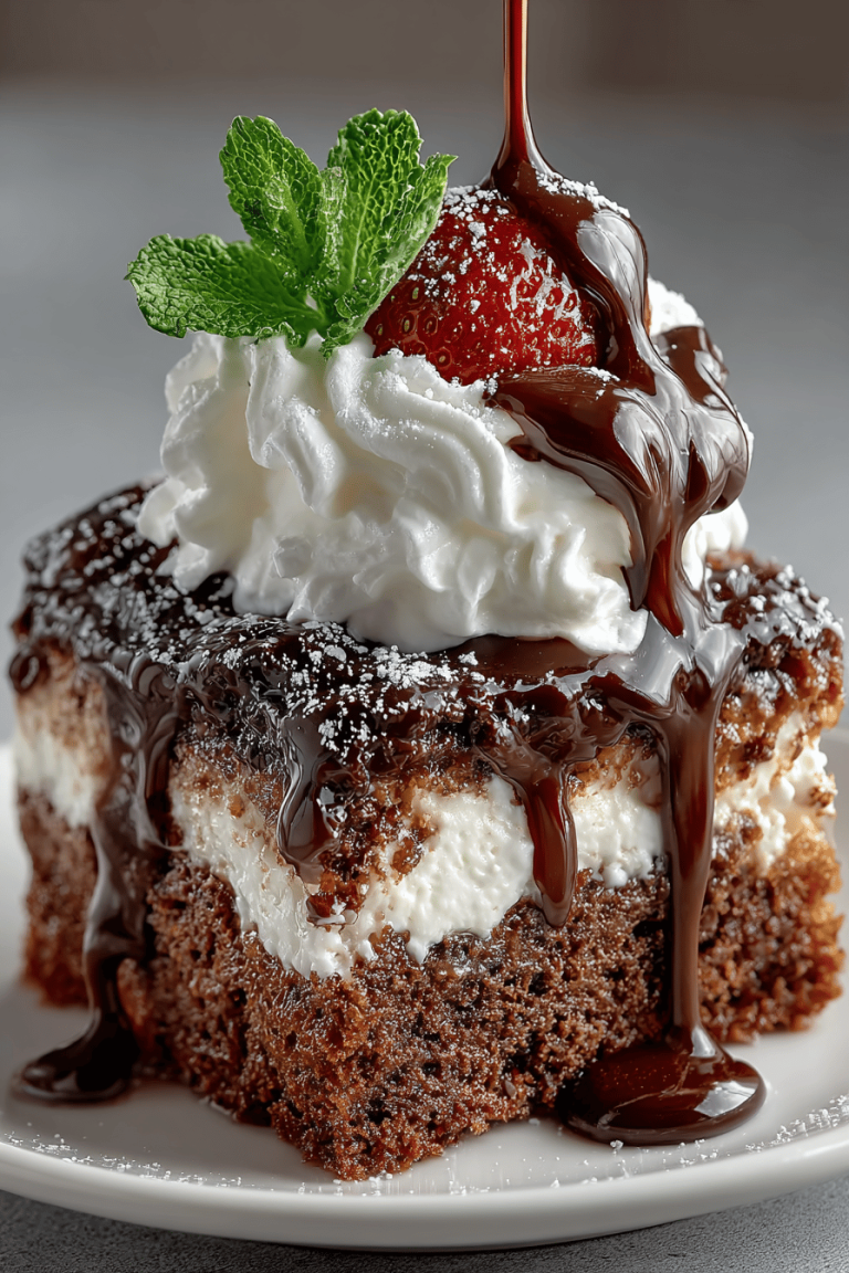 Death by Chocolate Poke Cake Recipe