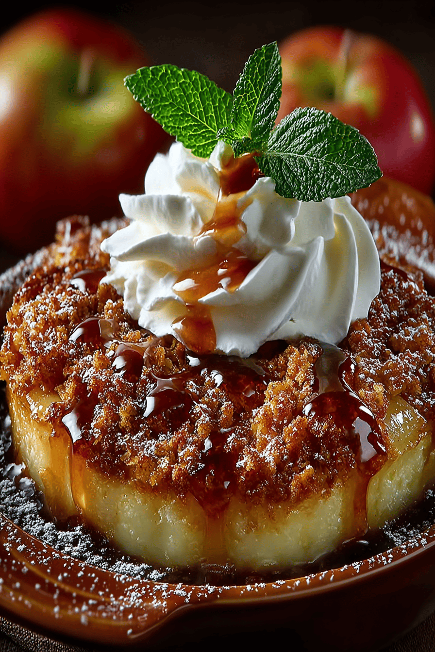 Delicious Apple Crisp Dessert Recipe final dish beautifully presented and ready to serve