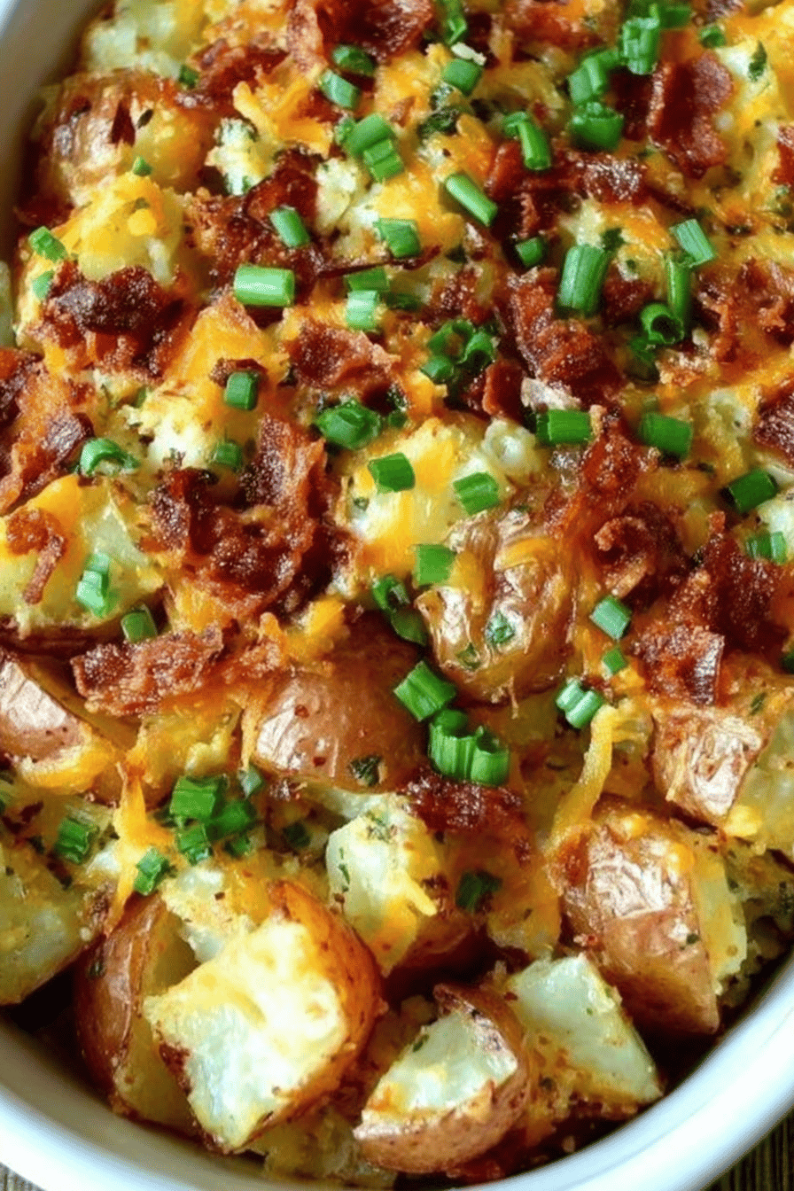 Delicious Roasted Ranch Potatoes Recipe slice on plate showing perfect texture and swirl pattern