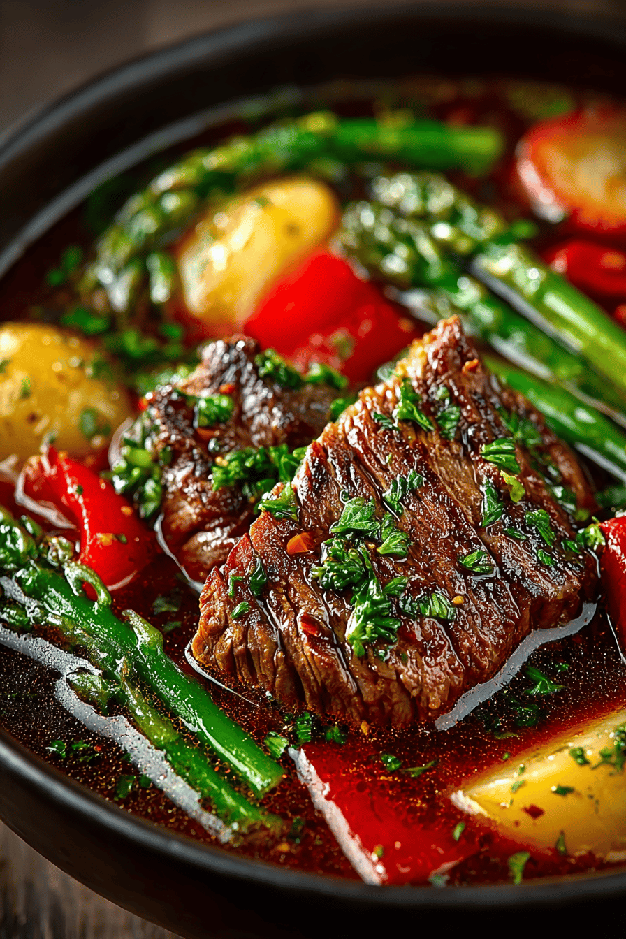 Delicious Vegetable Beef Soup Recipe at RecipesFiber