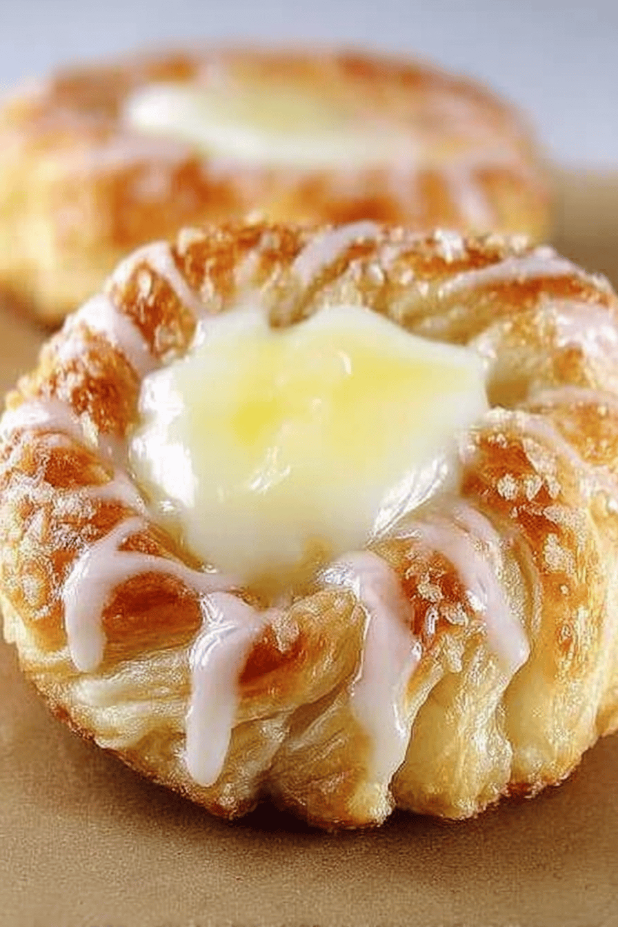 Easy 30-Minute Homemade Cream Cheese Danish Recipe ingredients organized and measured on kitchen counter