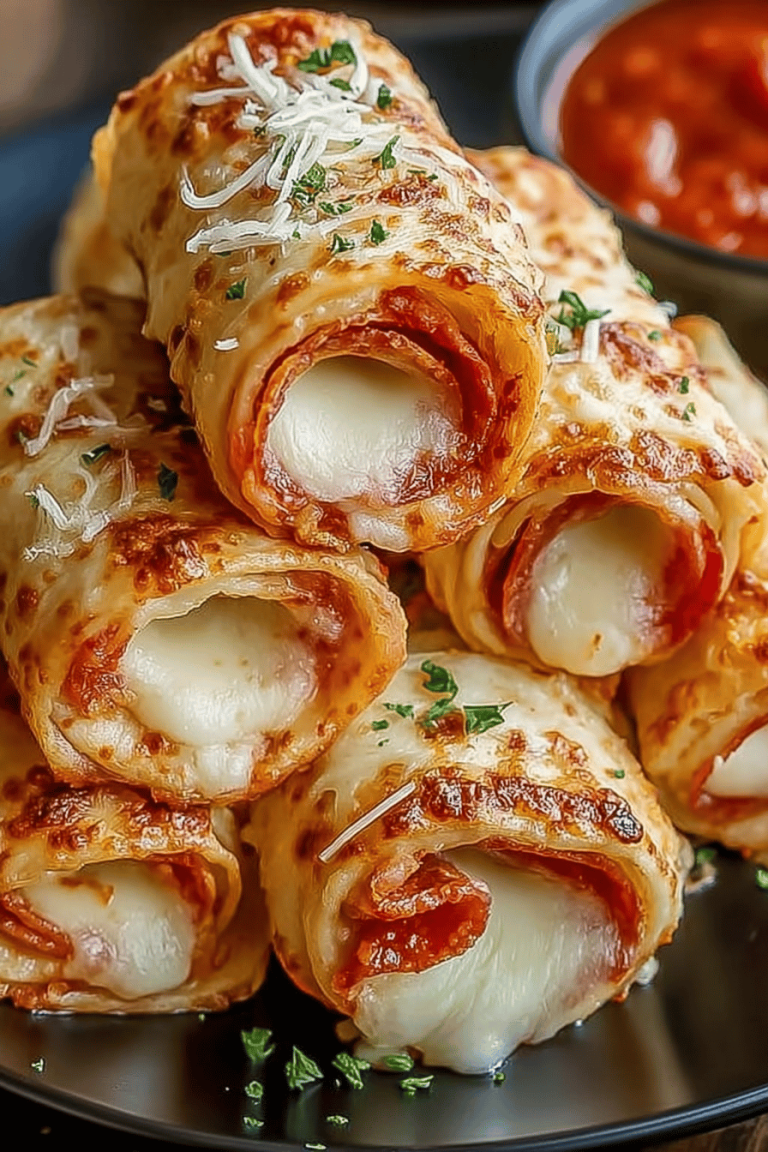 Easy Air Fryer Pizza Roll-Ups Recipe