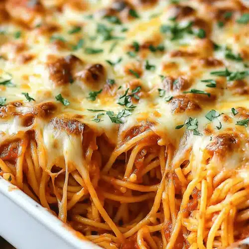 Easy Baked Spaghetti Recipe: Cheesy Pasta Delight