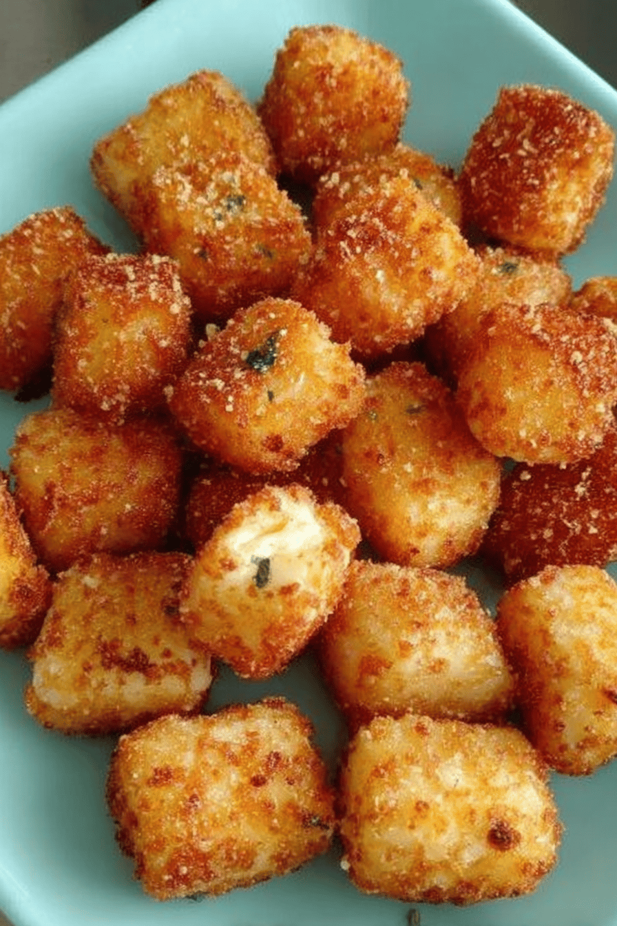 Easy Fried Cheese Bites Recipe final dish beautifully presented and ready to serve