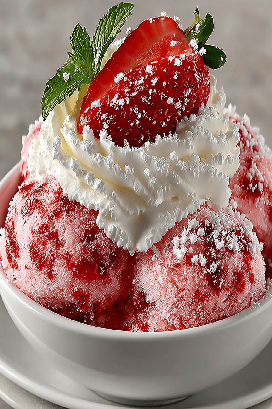 Easy Frozen Strawberry Dessert Recipe ingredients organized and measured on kitchen counter