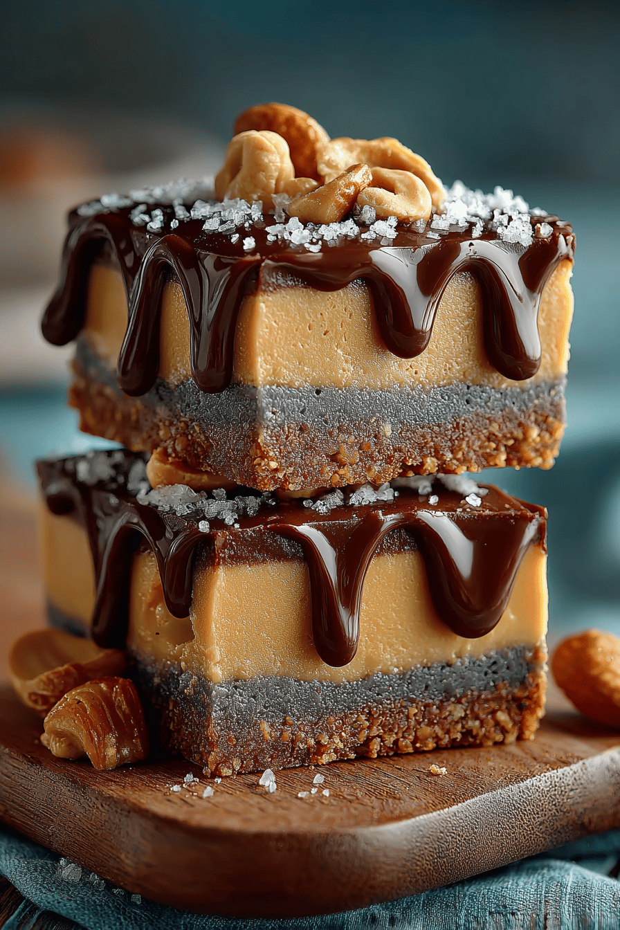 Easy No-Bake Peanut Butter Bars Recipe