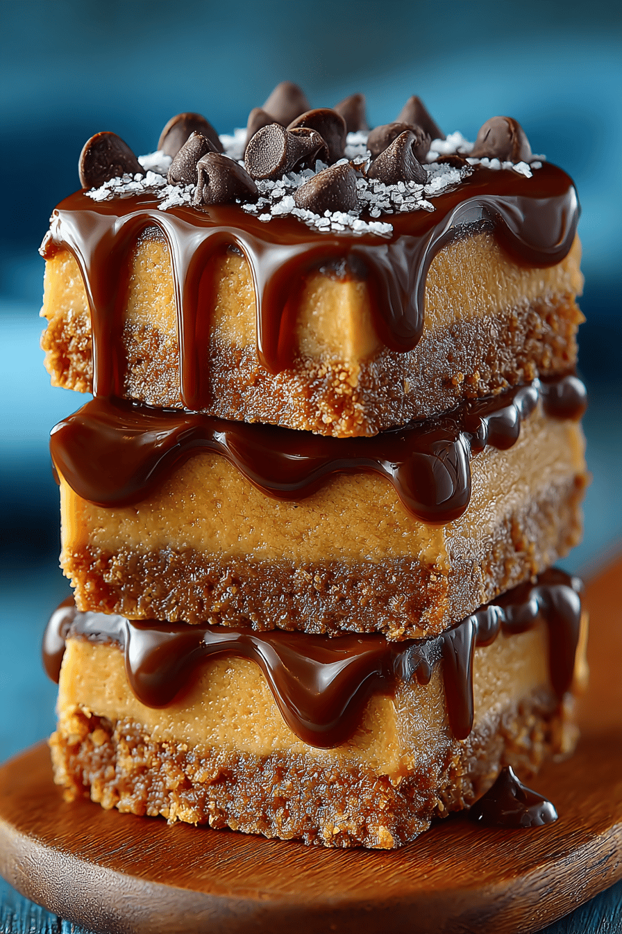 Easy No-Bake Peanut Butter Bars Recipe final dish beautifully presented and ready to serve