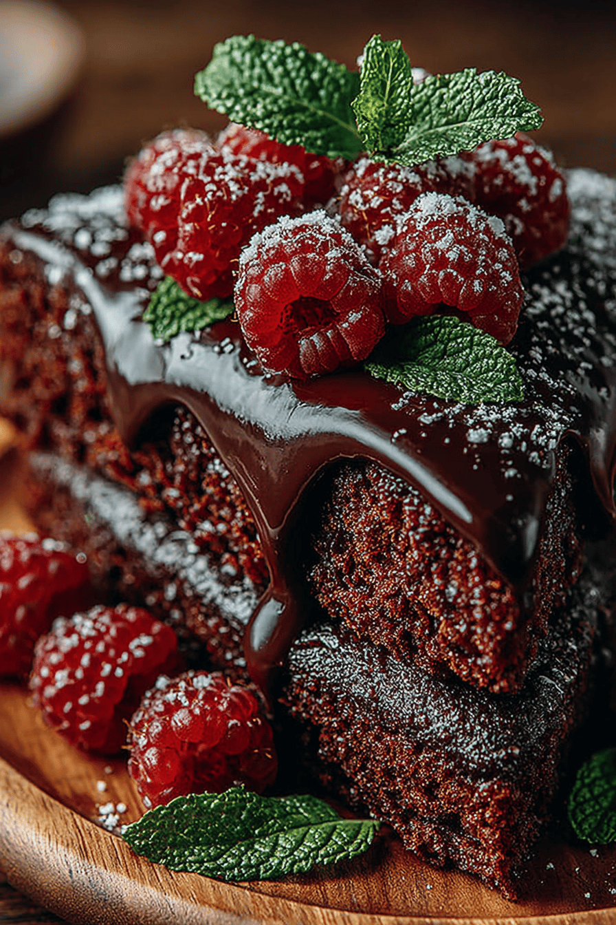 Easy and Delicious Vegan Chocolate Cake Recipe final dish beautifully presented and ready to serve