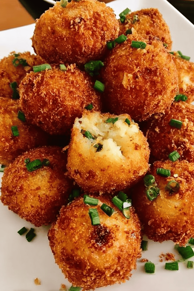 Fried Mashed Potato Balls Recipe
