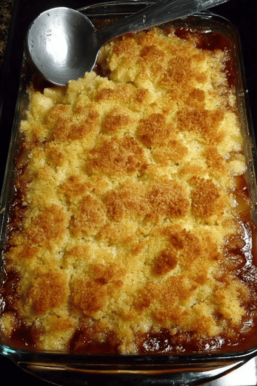 Fruit Cobbler Recipe - Easy and Delicious Homemade Dessert ingredients organized and measured on kitchen counter