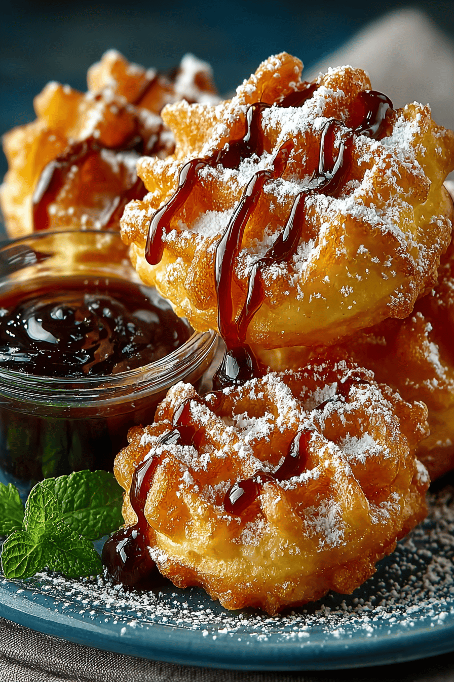 Funnel Cake Bites Recipe How to Make Bite-Sized Delights ingredients organized and measured on kitchen counter