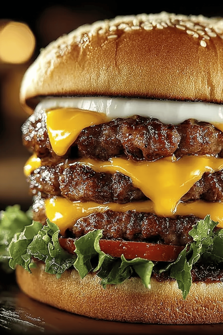 Garlic Double Steakburger Recipe Inspired by Steak 'n Shake
