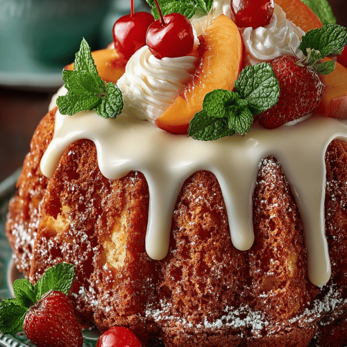 Georgia Peach Pound Cake Recipe