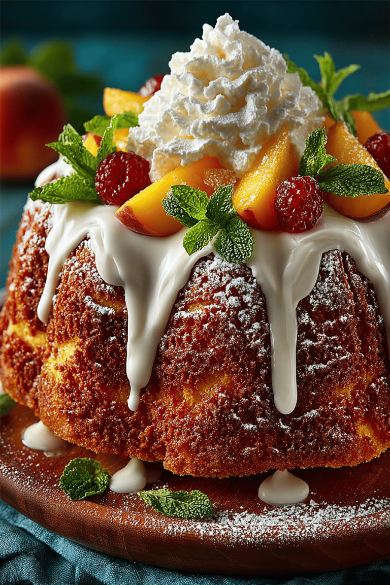Georgia Peach Pound Cake Recipe