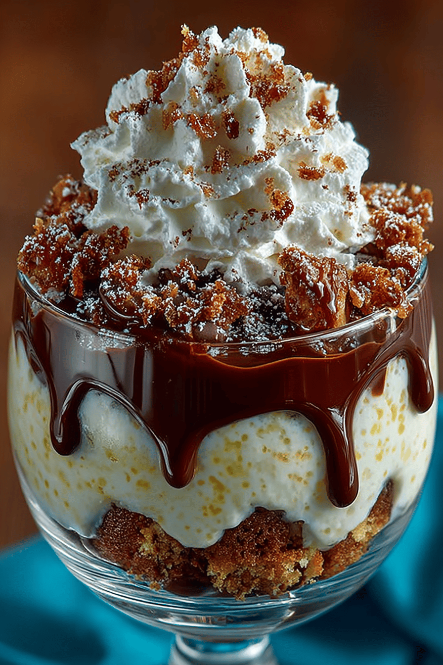 German Chocolate Cake Trifle Recipe ingredients organized and measured on kitchen counter