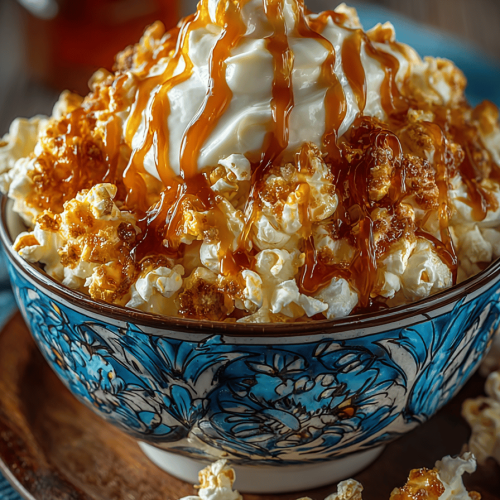 Gooey Marshmallow Caramel Popcorn Recipe