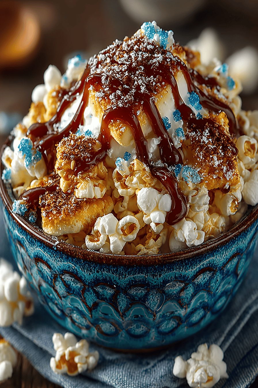 Gooey Marshmallow Caramel Popcorn Recipe
