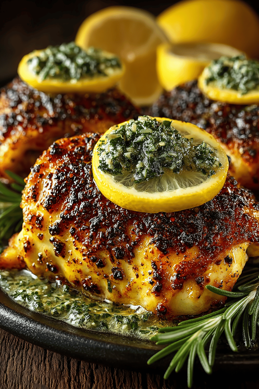 Healthy Baked Lemon Chicken Recipe A Light and Nutritious Meal Option ingredients organized and measured on kitchen counter