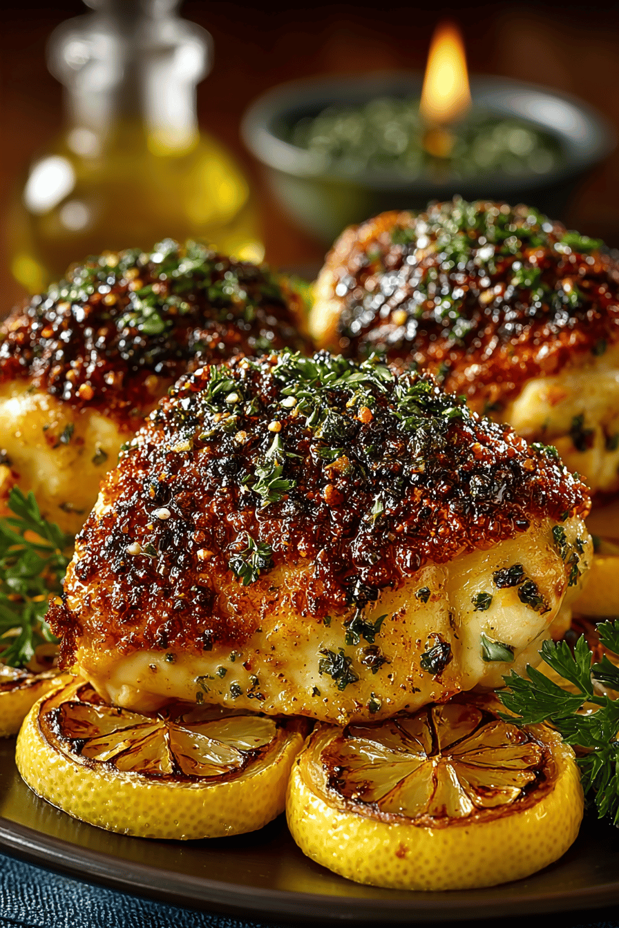 Healthy Baked Lemon Chicken Recipe A Light and Nutritious Meal Option final dish beautifully presented and ready to serve