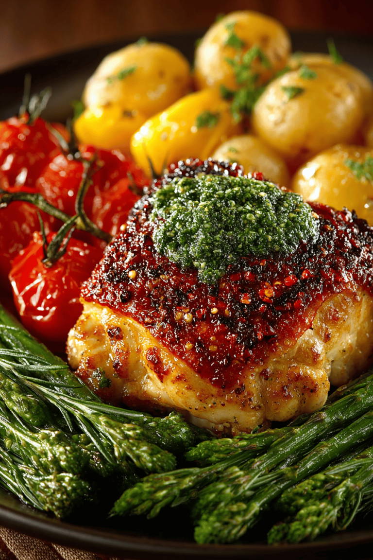 Healthy Roasted Chicken and Vegetables Recipe from RecipesFiber