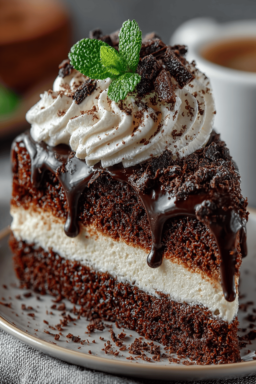 HoHo Cake Recipe A Guide to Creating the Classic Chocolate Treat slice on plate showing perfect texture and swirl pattern