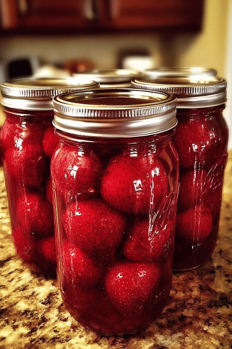 Homemade Canned Strawberries Recipe Guide