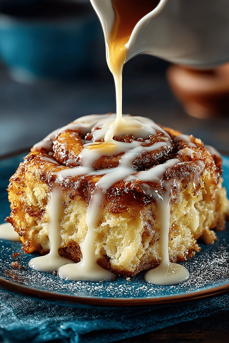 Homemade Cinnamon Roll Casserole Recipe ingredients organized and measured on kitchen counter