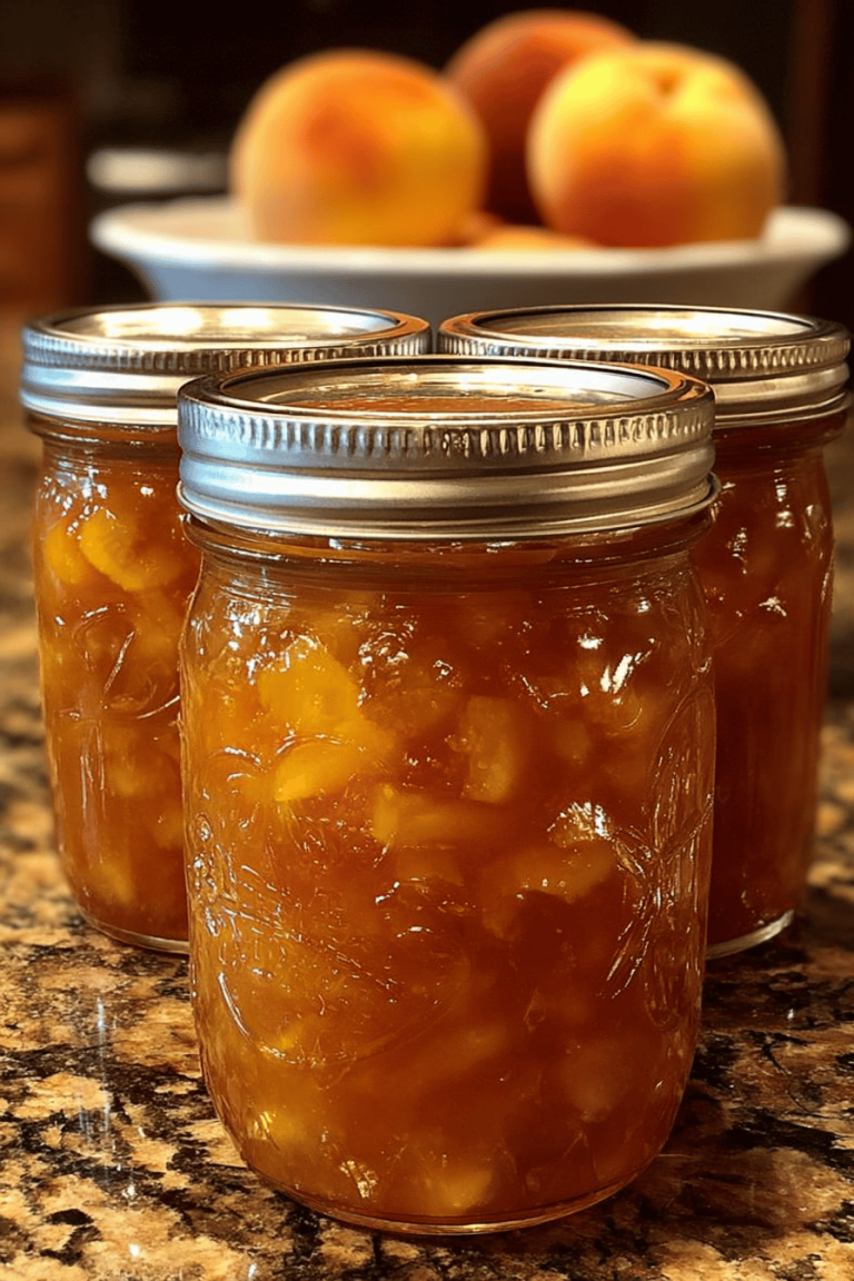 Homemade Peach Jam Recipe