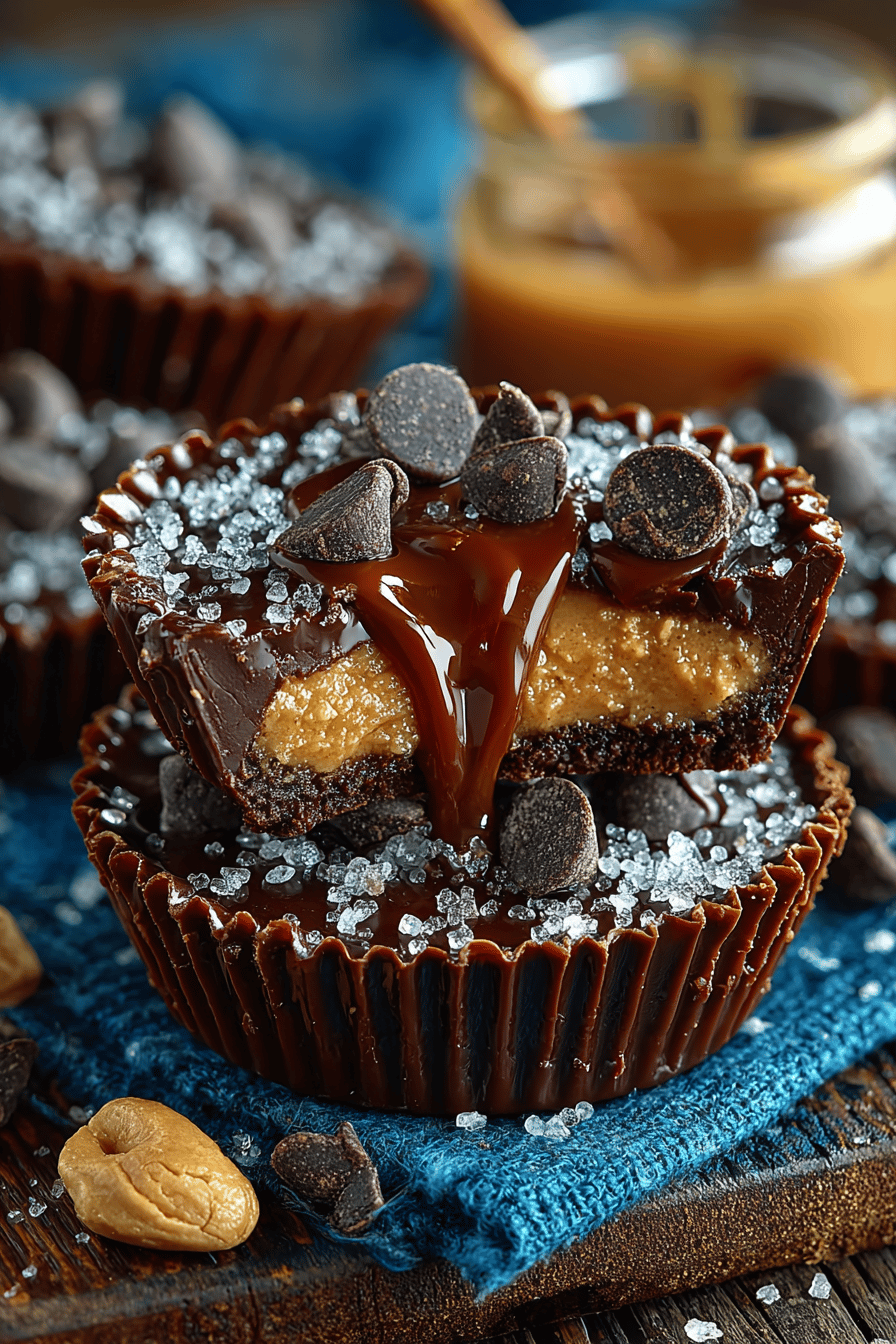 Homemade Peanut Butter Cups Recipe slice on plate showing perfect texture and swirl pattern