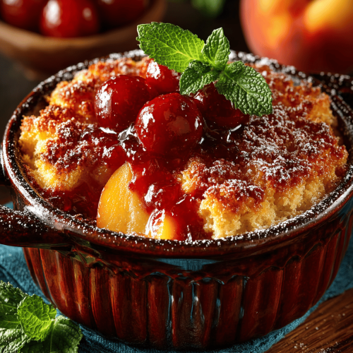 How to Make Delicious Peach Cobbler Using Canned Peaches