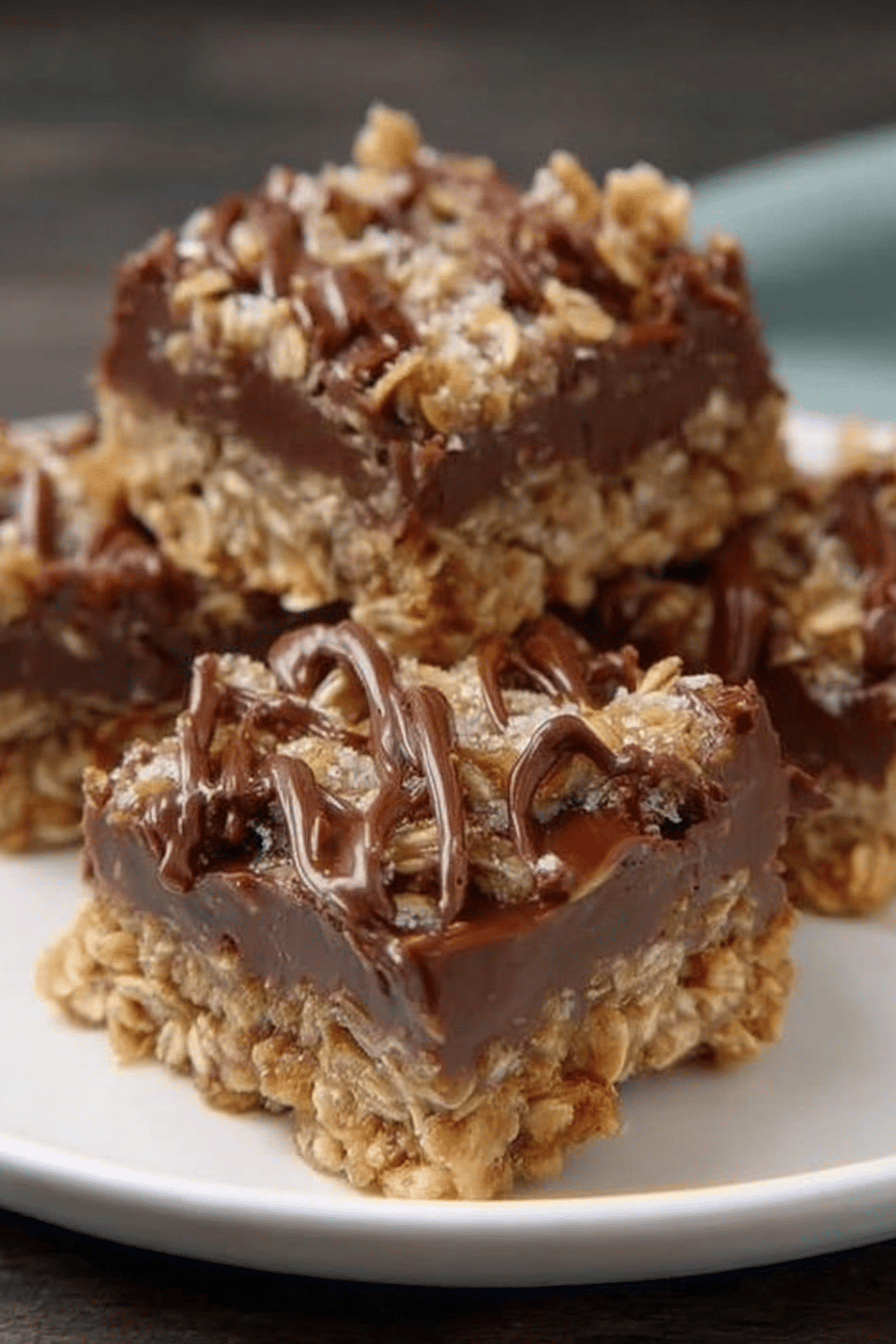 How to Make No-Bake Chocolate Oat Bars at Home ingredients organized and measured on kitchen counter