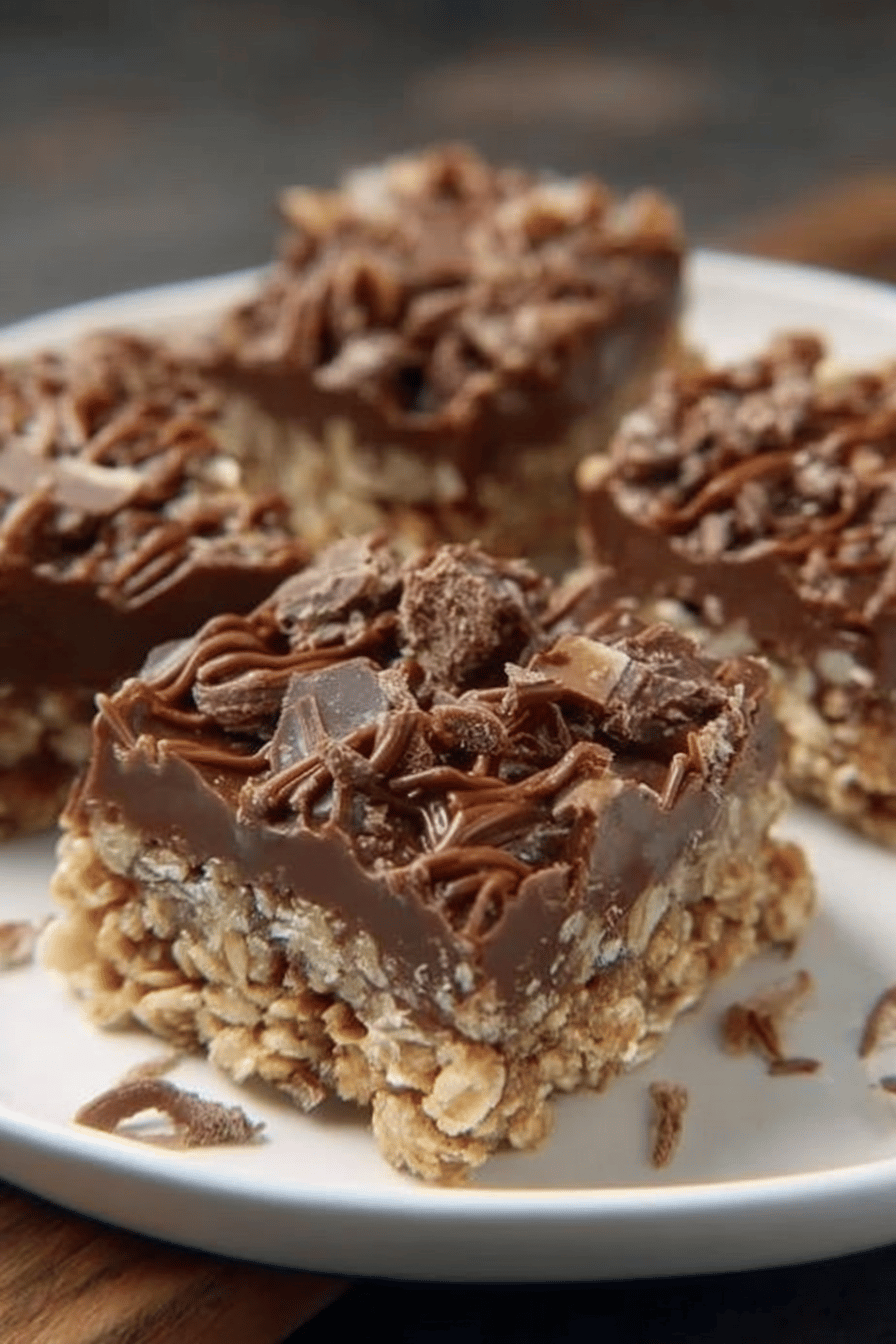 How to Make No-Bake Chocolate Oat Bars at Home final dish beautifully presented and ready to serve