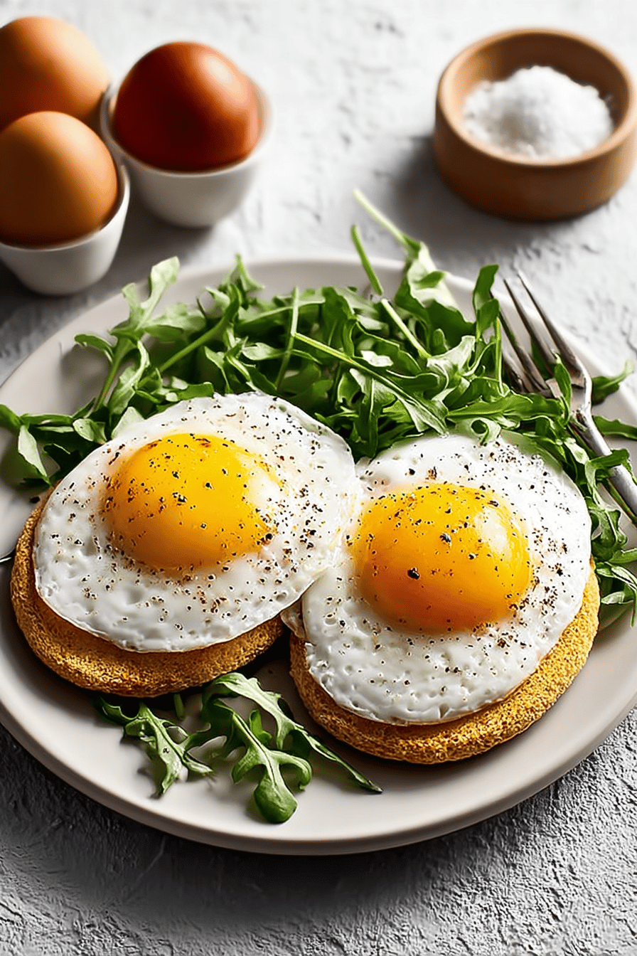 How to Make Perfect Over-Hard Eggs: A Step-by-Step Guide ingredients organized and measured on kitchen counter
