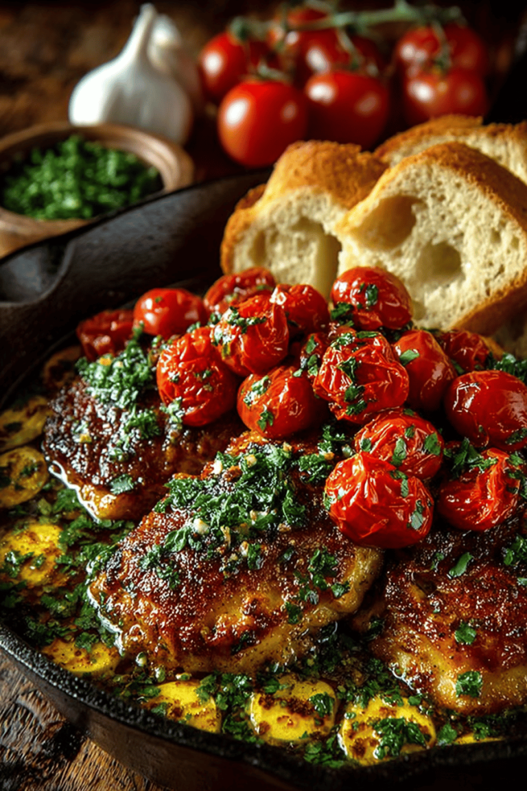 Italian Chicken Skillet Recipe A One-Pan Wonder for Weeknight Dinners
