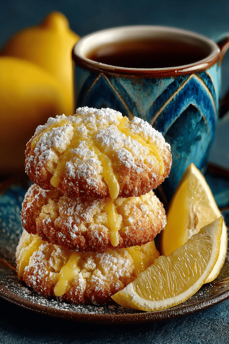 Lemon Gooey Butter Cookies Recipe
