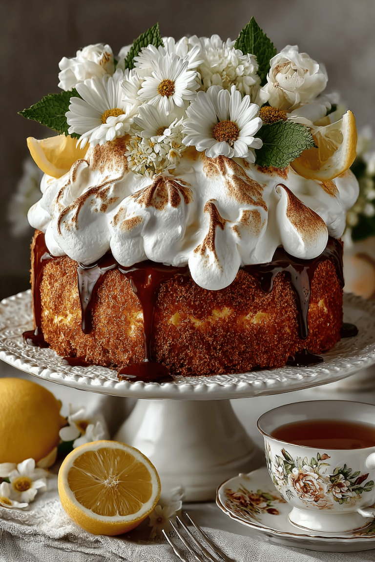 Lemon Meringue Angel Cake Recipe