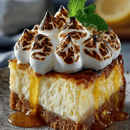 Lemon Meringue Cheesecake Recipe