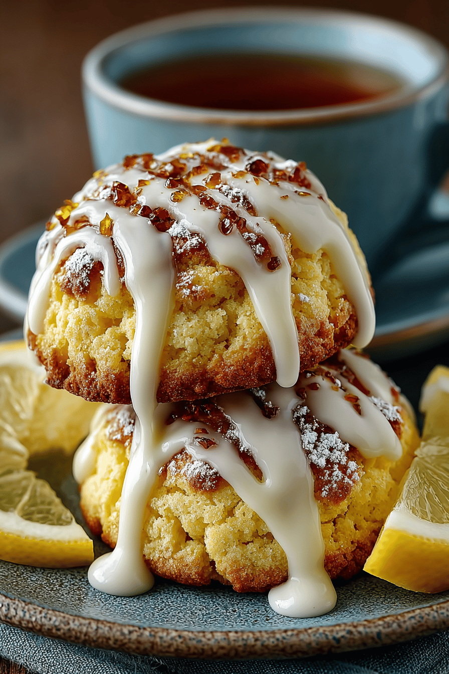 Lemon Yogurt Cookie Recipe ingredients organized and measured on kitchen counter