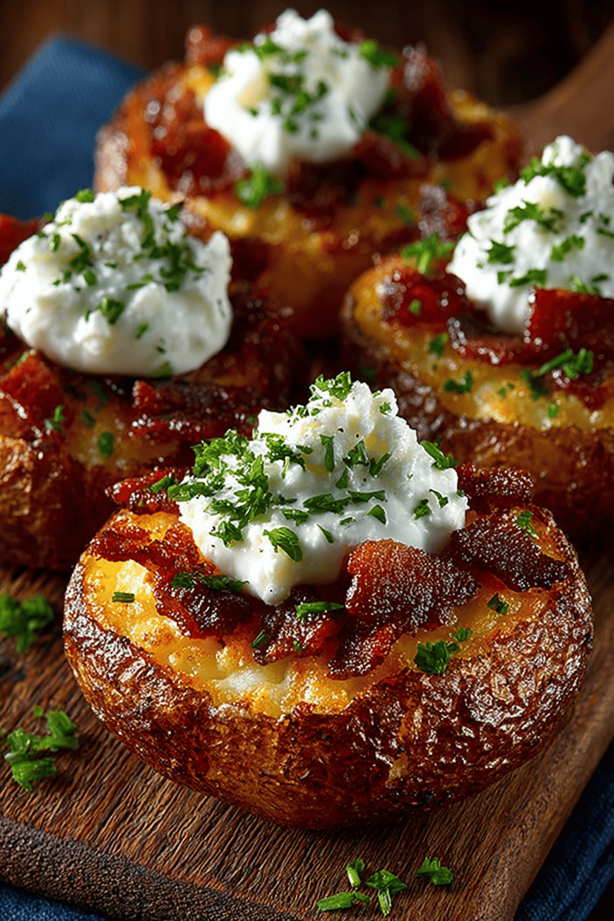 Loaded Baked Potato Rounds Recipe ingredients organized and measured on kitchen counter